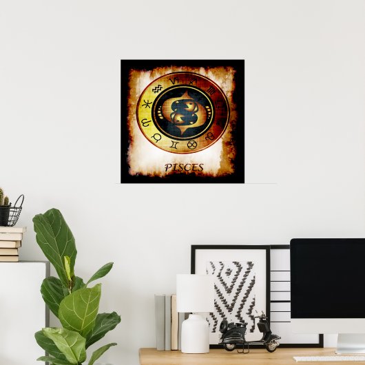 Pisces Poster (Heimbüro)