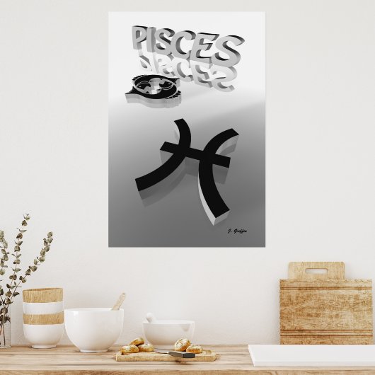 Pisces Poster (Küche)