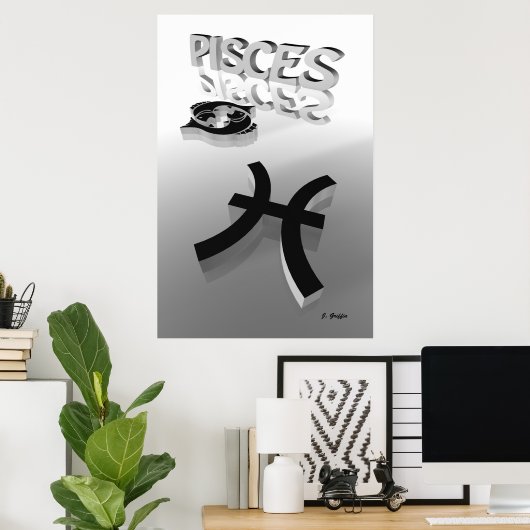 Pisces Poster (Heimbüro)