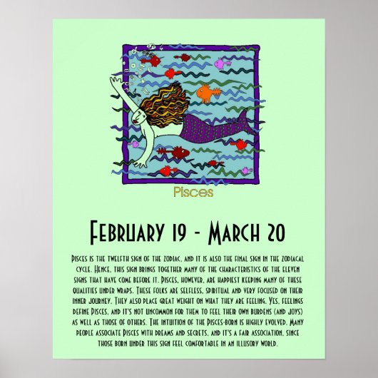 Pisces Poster (Vorne)