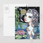 Pisces Postkarte (Vorne/Hinten)