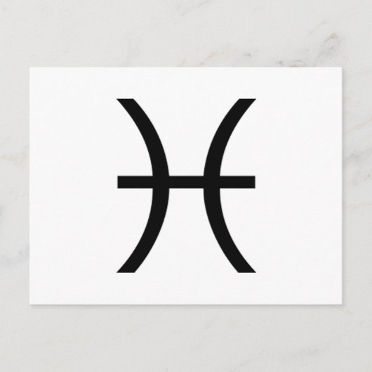 Pisces Postkarte (Vorderseite)