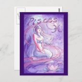 Pisces Postkarte (Vorne/Hinten)
