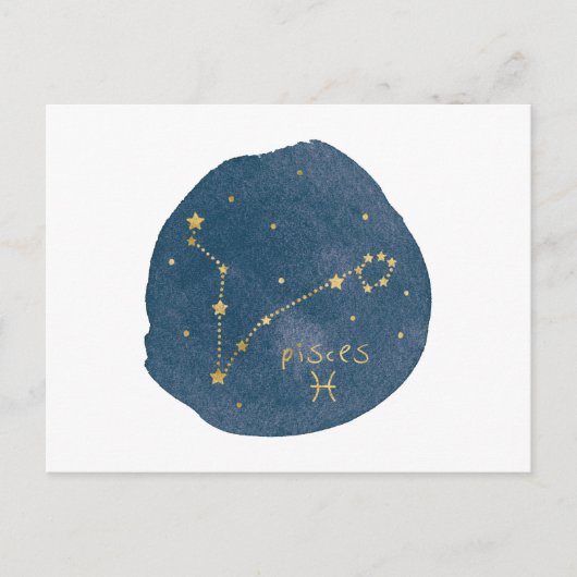 Pisces Postkarte (Vorderseite)