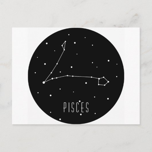 Pisces Postkarte (Vorderseite)