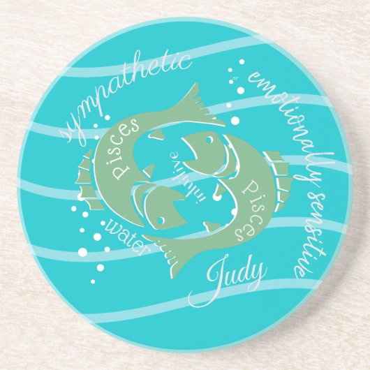 Pisces Sandstone Untersetzer (Vorne)