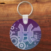 Pisces Schlüsselanhänger (Vorderseite)