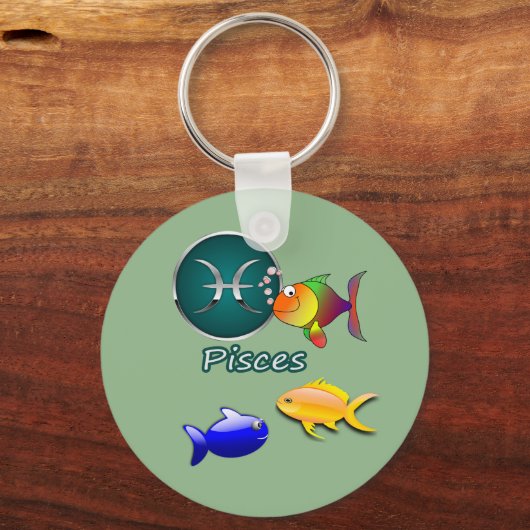 Pisces Schlüsselanhänger (Vorderseite)