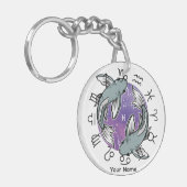 Pisces & Scorpio Akryllischer Schlüsselanhänger (Vorderseite links)