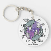 Pisces & Scorpio Akryllischer Schlüsselanhänger (Vorderseite)