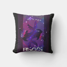 Pisces Sign Throw Kissen