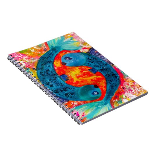 Pisces Spiral Notebook Notizblock (Rechte Seite)