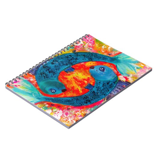 Pisces Spiral Notebook Notizblock (Linke Seite)