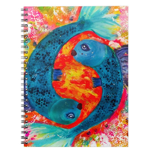 Pisces Spiral Notebook Notizblock (Vorderseite)