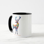 Pisces Spirit Animal Deer Alebrije Tasse (Vorderseite Links)