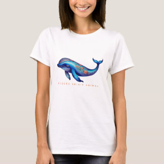 Pisces Spirit Animal Whale Alebrije Female T-Shirt