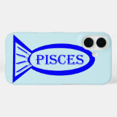 Pisces Star Sign Fish iPhone Case (Rückseite (Horizontal))