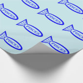 Pisces Star Sign Fish Papier Geschenkpapier (Ecke)