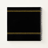 Pisces Star Zodiac Sign Notebook Notizblock (Rückseite)