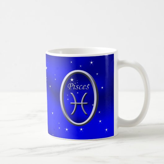 Pisces Starry Night Tasse (Rechts)