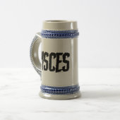 Pisces Stein Bierglas (Vorderseite Links)