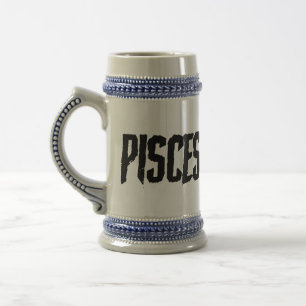 Pisces Stein Bierglas