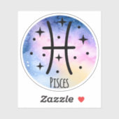 Pisces Sticker (Blatt)