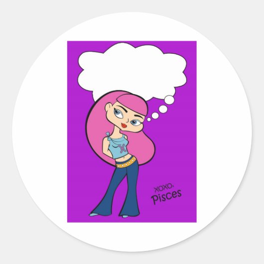 Pisces Stickers (Vorderseite)