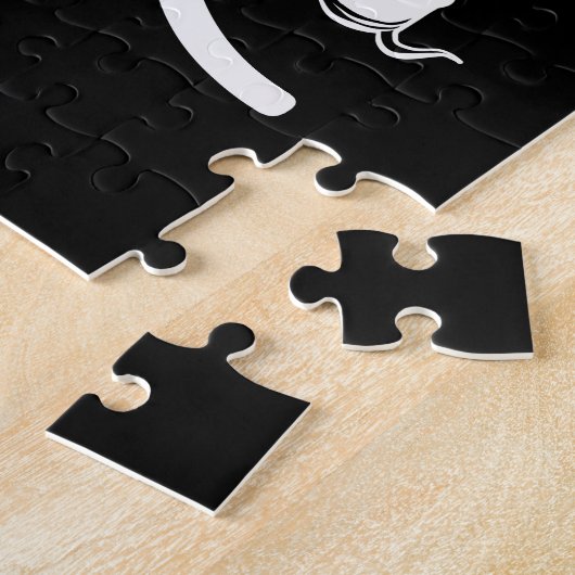 Pisces-Symbol - astrologisches Zodiakzeichen Puzzle (Seite)