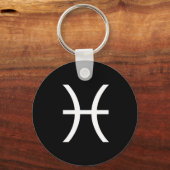 Pisces-Symbol Schlüsselanhänger (Vorderseite)