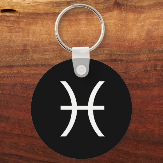 Pisces-Symbol Schlüsselanhänger (Vorderseite)
