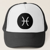 Pisces-Symbol Truckerkappe (Vorderseite)