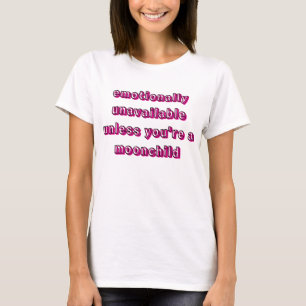 Pisces T - Shirt - emotional unverfügbares Mondkin