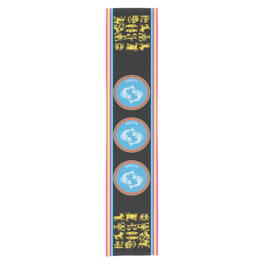 Pisces Table Runner Kurzer Tischläufer (Vorderseite)
