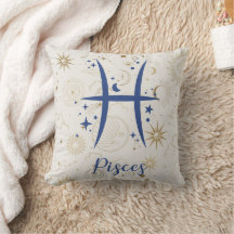 Pisces Throw Kissen
