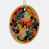 Pisces Tijuana Keramik Ornament (Rechts)