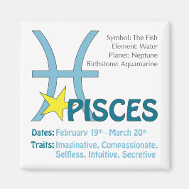 Pisces Traits Magnet