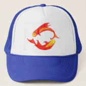 'Pisces' Trucker Hat Truckerkappe (Vorderseite)