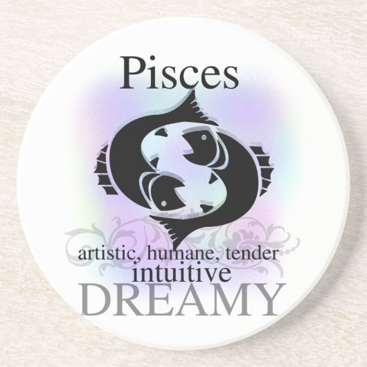 Pisces über deinen Untersetzer (Vorne)