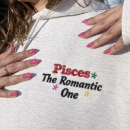 Pisces unique Hoodie embroidered Gift