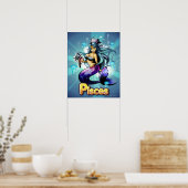 'Pisces' unterhalb der Meerjungfrau Poster (Küche)