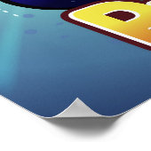 'Pisces' unterhalb der Meerjungfrau Poster (Ecke)