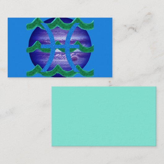 Pisces Visitenkarte (Vorne/Hinten)