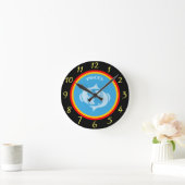 Pisces Wall Clock Runde Wanduhr (Zuhause)