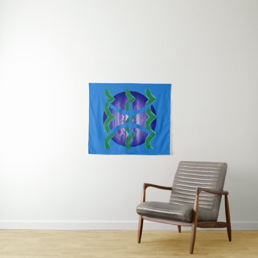 Pisces Wandteppich (Beispiel (Horizontal))