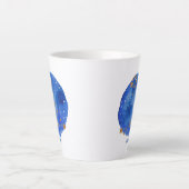 Pisces Watercolor Night Sky Constellation Zodiac Milchtasse (Vorderseite)