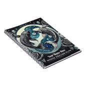 Pisces "Where Dreams Flow" SpiralNotebook Notizblock (Rechte Seite)