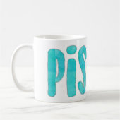Pisces White Coffee Tasse (Links)