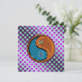 Pisces & Wood Boar Karte (Stehend Vorderseite)