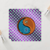 Pisces & Wood Boar Karte (Vorderseite/Rückseite Beispiel)